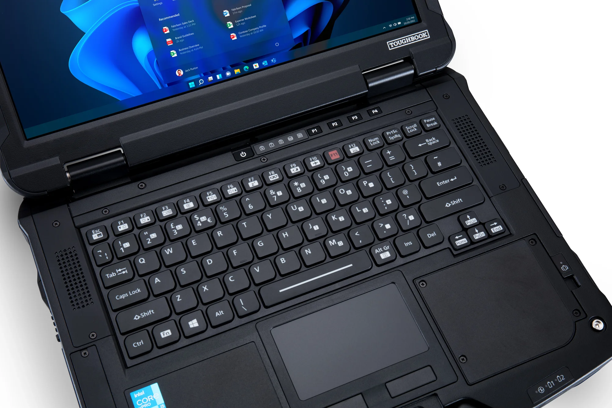 Toughbook 40 MK2 Tastaturansicht